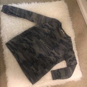 Camo long sleeve shirt